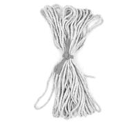 SolaDirect Premium Grey Macrame Cord Twine, 20 M / 65 Ft Of 5 mm Thick Natural Cotton Thread Yarn Macrame Rope For Diy Crafts (Hank)