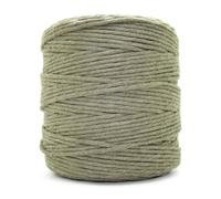SolaDirect Premium Khaki Macrame Cord Twine, 200 M / 656 Ft Of 3 mm Thick Natural Cotton Thread Yarn Macrame Rope (Reel)