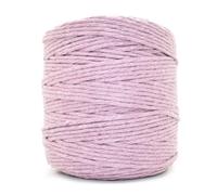 SolaDirect Premium Lavender Macrame Cord Twine, 200 M / 656 Ft Of 3 mm Thick Natural Cotton Thread Yarn Macrame Rope (Reel)