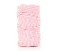 SolaDirect Premium Pink Macrame Cord Twine, 50 M / 164 Ft Of 3 mm Thick Natural Cotton Thread Yarn Macrame Rope (Reel)