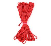 SolaDirect Premium Red Macrame Cord Twine, 10 M / 32 Ft Of 3 mm Thick Natural Cotton Thread Yarn Macrame Rope For Diy Crafts (Hank)