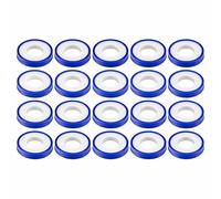 SolaDirect PTFE Thread Seal Tape 20 Rolls - Plumbers Tape 10m x 12mm - Leak Proof Thread Sealing for Water Gas Air Pipe Fittings - Heat Pressure Chemical Resistant - Plumbing Irrigation Maintenance