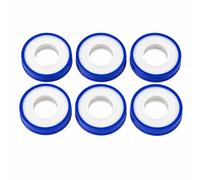 SolaDirect PTFE Thread Seal Tape 6 Rolls - Plumbers Tape 10m x 12mm - Leak Proof Thread Sealing for Water Gas Air Pipe Fittings - Heat Pressure Chemical Resistant - Plumbing Irrigation Maintenance