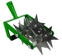 SolaDirect Rotary Soil Cultivator, 2-In-1 Hand Tool - Soil Rejuvenator, Hand Scarifier Head, 14.5 Cm / 5.7" Wide, Gardening And Farming Tool