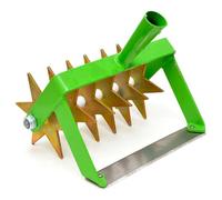 SolaDirect Rotary Soil Cultivator, 2-In-1 Hand Tool - Soil Rejuvenator, Hand Scarifier Head, 20 Cm / 8" Wide, Gardening And Farming Tool