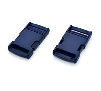 SolaDirect Side Release Buckles Clips for 20 mm Webbing, Luggage, Back Pack/Rucksack, Straps (Blue Navy, 2 pieces)