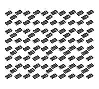 SolaDirect Side Release Buckles Clips for 25 mm / 1 inch Webbing Strap, Squeeze Fasteners, Black Delrin Plastic (Pack of 100)
