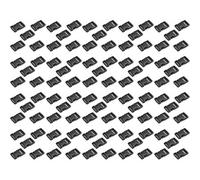 SolaDirect Side Release Buckles Clips For 25 mm / 1 Inch Webbing Strap, Squeeze Fasteners, Black Delrin Plastic (Pack Of 100)