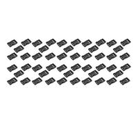 SolaDirect Side Release Buckles Clips For 38 mm / 1.5 Inch Webbing Strap, Squeeze Fasteners, Black Delrin Plastic (Pack Of 50)