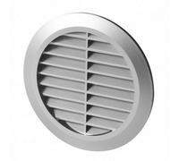 SolaDirect Silver Circle Round Air Vent Fit 100 To 150 mm Round Ducting Ventilation Cover Supply Fly Net