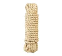 SolaDirect Sisal Rope For Cat Scratcher Cat Tree Repairing - 10 M / 32 Ft Of 8 mm Natural Sisal Rope For Scratching Post Tower Replacement