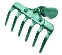 SolaDirect Small Garden Rake For Raking And Loosening The Soil, 14 Cm / 5.5" With 6 Tins, Ideal Gardening Tool (No Handle)