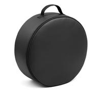 SolaDirect Spare Wheel Bag Xxxl 70 Cm Diameter / 24 Cm Width - Waterproof Pu Leather Tyre Storage Cover With Zip And Carry Handle - Black