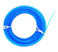 SolaDirect Trimmer Line Strimmer Line Heavy-Duty Twist Shaped Low Noise For Grass Trimmers And Brushcutters (Blue, 1.6 mm X 15 Metres)