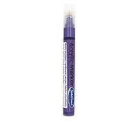 SolaDirect Violet Permanent Marker Pen, Bullet Tip 2.5 mm Point, Acrylic Paint Based, Multi-Surface, Work on Stone, Wood, Leather, Fabric, Plastic, Rubber, Glass, Cardboard
