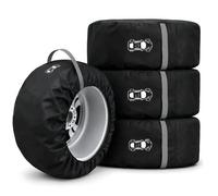 SolaDirect Wheel And Tyre Storage Bags 20-23 Inch - Set Of 4 Pp Covers With Labels And Carry Straps - Max 85Cm - For Alloy And Steel Rims