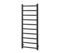 SolAire Heating Products Alpine Heated Towel Rail For Central Heating, Anthracite - W500 X H1200 mm