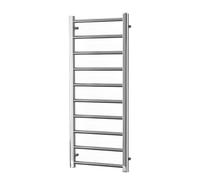 SolAire Heating Products Alpine Heated Towel Rails For Central Heating, Chrome - W500 X H1200 mm