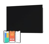 SolAire Heating Products Solaire Lyndo Wifi Electric Panel Heater, Wall Mounted, 1250W, Black