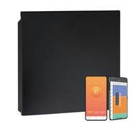 SolAire Heating Products Solaire Lyndo Wifi Electric Panel Heater, Wall Mounted, 500W, Black