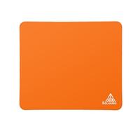 SOLAKAKA EP9 FPS Gaming Mouse Pad- 4MM Thick17.7 x15.7 (400x400mm), Orange Mouse Pad, Micro-Woven Precision Surface, Non-Slip Rubber Base, Stitched Edge- FPS,MOBAs,RTS,MMO