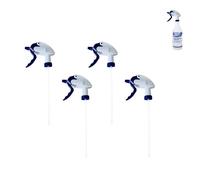 Solala 4-Pack Zep Nozzle Replacement, Heavy-Duty Trigger Sprayer for 8, 16, 24, 32oz Bottles, High-Output Adjustable Nozzle for Home & Industrial Use (28mm or 45mm)