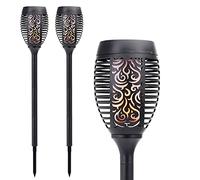 Solalite® 2 Pack 51 LED Solar Torch Light Dancing Flickering Flame Effect Stake Light Waterproof Outdoor Garden Landscape Path Lamp