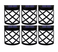 Solalite (6 Pack Solar Fence Lights, 6 LED Decorative Wireless Lights Garden Waterproof Solar Powered Outdoor Lamps for Patio, Fence, Yard, Garden, Stairway, Gate, Wall