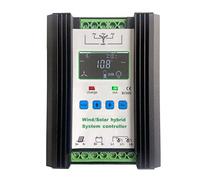 SolaMr 1000W PWM Wind Solar Hybrid Charge Controller 400W Solar and 600W Wind Hybrid Charge Controller 12V/24V Auto Identification System Voltage
