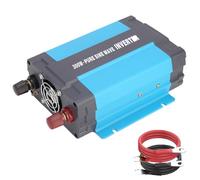 SolaMr 300W Power Inverter Pure Sine Wave 24V DC to 220/230/240V AC Converter with USB 1 A Charging Ports and AC Outlets for Vehicle Mounted System and Home Systems - 300W