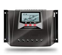 SolaMr 40A Solar Charge Controller 12V/24V Automatic Identification Voltage intelligent Regulator with LCD Display for Solar Home System - WP4024D