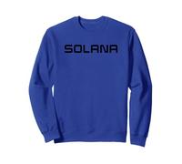 Solana Coin Cryptocurrency Black Logotype Desentralized Web3 Sweatshirt