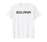 Solana Coin Cryptocurrency Black Logotype Desentralized Web3 T-Shirt
