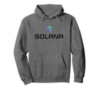 Solana Coin Cryptocurrency Gradient Black Desentralized Web3 Pullover Hoodie