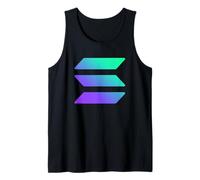 Solana Coin Cryptocurrency Gradient Logo Desentralized Web3 Tank Top