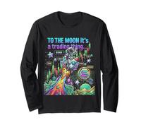 Solana Crypto Bullrun SOL Token Rich Millionaire Long Sleeve T-Shirt