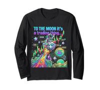 Solana Crypto Bullrun SOL Token Rich Millionaire Long Sleeve T-Shirt