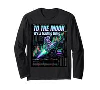 Solana Crypto Bullrun SOL Token Rich Millionaire Long Sleeve T-Shirt