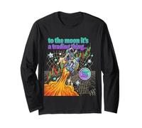 Solana Crypto Bullrun SOL Token Rich Millionaire Long Sleeve T-Shirt