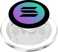 Solana SOL Logo Image Cryptocurrency Emblem PopSockets PopGrip for MagSafe