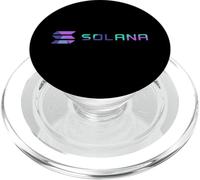 Solana SOL Logo Image Cryptocurrency PopSockets PopGrip for MagSafe