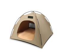 SOLAPOLLO Pet Tent Nests, Cat and Dog Tent,Four Seasons Universal, Detachable, Foldable, Portable, Outdoor Travel Sunshade (Khaki, M)