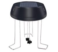 Solar - 11.5x6.4CM ABS Bird Bath Agitator with 5V 0.5W Panel | Round Pond Circulation Aerator Device | Sun Powered Maker | for Garden Fountain Wildlife Attraction Outdoor