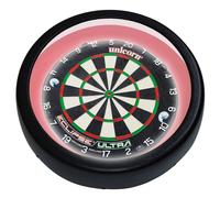 Unicorn Darts Dartboard Surround Solar 2 | 360° Non-Glare Lighting | Fits Standard Dartboard | Black