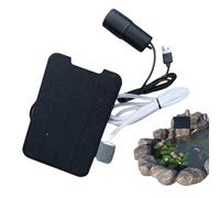 Solar Aerator Pump - 250g Aquarium Oxygenator, USB Powered Bubble Device, Quiet Air System | Long Lasting Battery Backup, Efficient Water Circulation For Pond Fish Tank Outdoor Use
