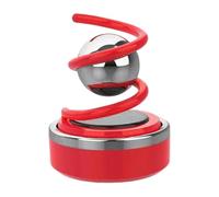 Solar Air Freshener - Powered Rotating Ball Diffuser, Electroplating Spring Ball Freshener, Creative Car Diffuser Room Decor For Living Room Bedroom Relaxing Scent Diffusers Car Ornament