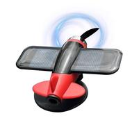Solar Airplane Car - Automotive Rotate Airplane Ornaments, Dashboard Ornaments | Airplane Decor Abs Statue Creative Drift, Center Console Decorative for Car officee Home Decor Supplies