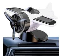 Solar Airplane for Car Dashboard,Dashboard Decor - Rotating Decoration Toy Fan Drifting Model for Men Kids Interior Collectibles Vehicles Driver