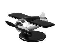 Solar Airplane Spinner | Solar Energy Plane Car Dashboard Decor - Automotive Decoration Interior Ornaments for Truck Sedan Van