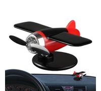 Solar Airplane Spinner | Solar Energy Plane Car Dashboard Decor - Automotive Decoration Interior Ornaments for Truck Sedan Van